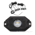 8pcs Control de aplicación LED LED ROCK LIGHT 2 pulgadas Luz Dome Luz RGB LED Rock Light para camión SUV ATV CAR